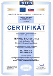 ISO 14001:2015, ISO45001:2016